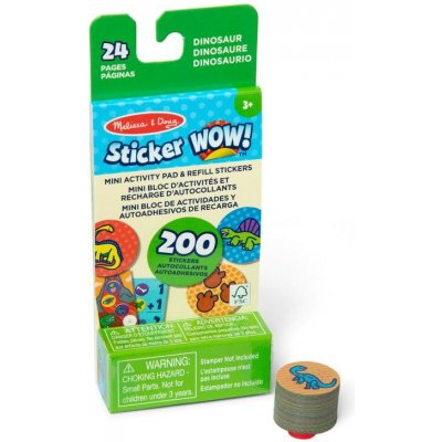 Melissa & Doug Sticker WOW! Náplň Dino MDD50298 – Zboží Dáma