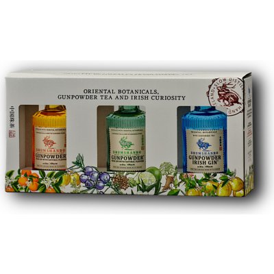 Drumshanbo Gunpowder Irish Gin Mini Set 43% 3 x 0,05 l set – Zboží Dáma