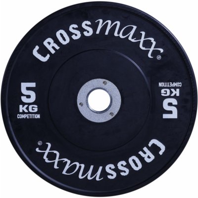 Lifemaxx Crossmaxx Soutěžní bumper kotouče guma ocel 50 mm 5 kg