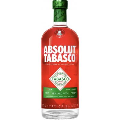 Absolut Tabasco 38% 1 l (holá láhev) – Hledejceny.cz