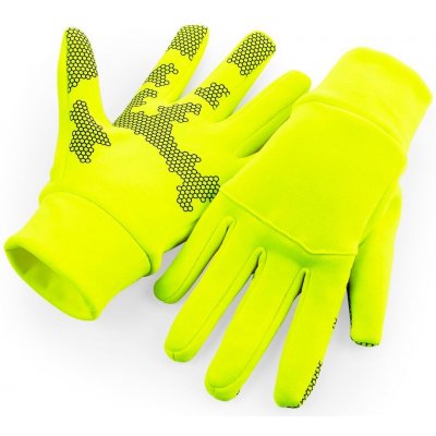 Beechfield Softshell Sports Tech rukavice fluorescent yellow