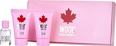 Dsquared2 Wood pour Femme EDT 5 ml + sprchový gel 25 ml + tělové mléko 25 ml dárková sada