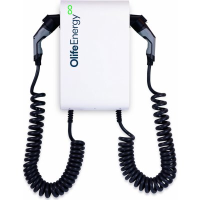 OlifeEnergy Wallbox DoubleBox SMART 2x Type2 kroucený kabel 4m 400 V AC 22 kW 32 A | Zboží Auto