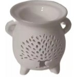 Prodex aroma lampa černá + bílá se stromem 10 cm keramika 240023 – Zboží Dáma