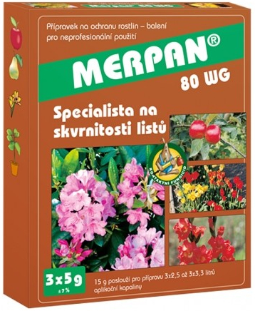 NohelGarden Fungicid MERPAN 80 WG 3x5 g