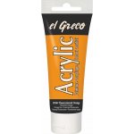 El Greco akrylová barva fluorescenční oranžová 75 ml – Hledejceny.cz