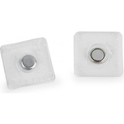 Skryté magnetické zapínání k našití Ø8 mm, malé, 2 transparent čtverec – Hledejceny.cz