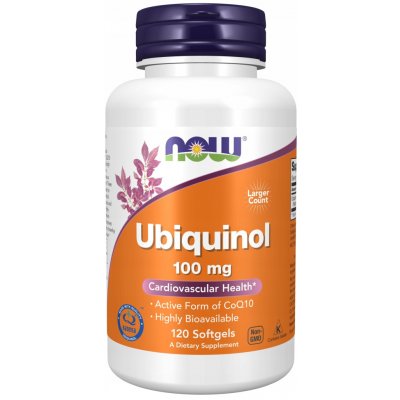 Now Foods Ubichinol 100 mg 120 kapslí – Hledejceny.cz