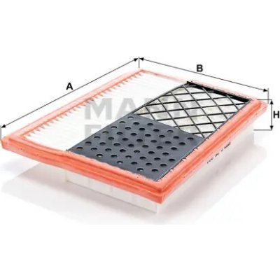 MANN FILTER Vzduchový filtr C 25 004 – Hledejceny.cz