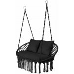 Gardlov 27377 Dvojité závěsné houpací křeslo, černé – Zboží Dáma