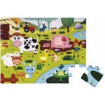 Janod hmatové puzzle Zvířátka na farmě – Hledejceny.cz