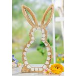 Gilde Tečkovaný zajíček Figure Puntino, 31 cm 499088 – Hledejceny.cz