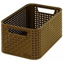 CURVER Úložný box "RATTAN STYLE2"- L - dark mocha