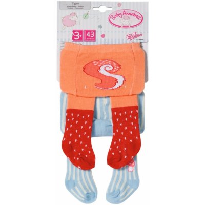 Zapf Creation Baby Annabell Dětské punčocháče 2x 43 cm – Hledejceny.cz