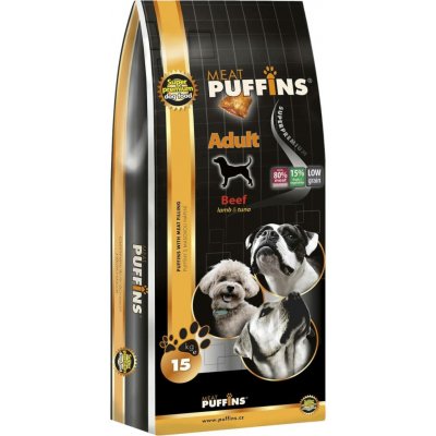 Puffins Dog Adult Beef 15 kg – Sleviste.cz