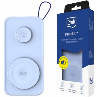 3mk PastelUp 10000mAh 1A1C blue – Hledejceny.cz