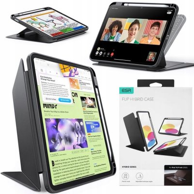 ESR FLIP HYBRID IPAD 10.9” 10 2022 11 2025 4894240266977 black – Zboží Mobilmania
