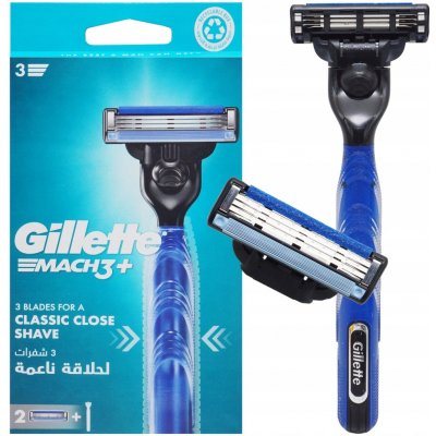 Gillette Mach3 strojek Sport2 náhradní hlavice + gel na holení 200 ml – Hledejceny.cz