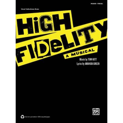 High Fidelity A Musical noty na klavír, zpěv, akordy – Zbozi.Blesk.cz