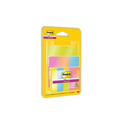 3M Post-it 654 Super Sticky Color - silně lepicí bločky - 9 x 45 l. – Zboží Dáma