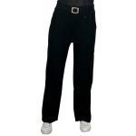 Dámské černé nadměrné zateplené kalhoty s širokými nohavicemi 01 Černá – Zbozi.Blesk.cz