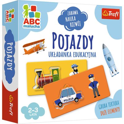Trefl ABC skládačka pro batolata Vozidla – Hledejceny.cz
