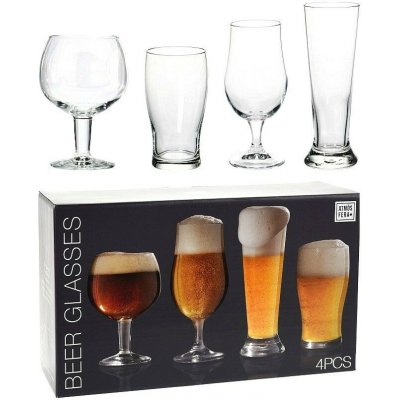 Sklenice na pivo 4ks – Zboží Dáma
