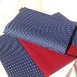 Obal na knihu Puntíky na tm.modré/červená M1096-Light – Zboží Dáma