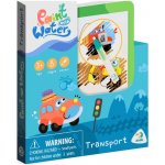 Kouzelné malování vodou Doprava omalovánky/blok 12x14cm štětec 8 listů v krabičce – Hledejceny.cz