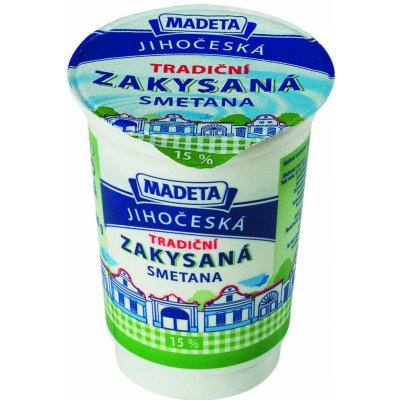 Madeta Jihočeská Tradiční zakysaná smetana 200 g – Zboží Dáma