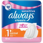 Always Classic Normal Sensitive vložky 10 ks – Hledejceny.cz