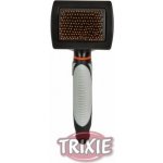 Trixie plastový finišák jemný s kuličkami a protiskluzovou rukojetí 7 x 16 cm – Zboží Dáma