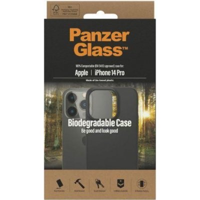 Pouzdro PanzerGlass Biodegradable Case černé, Apple iPhone 14 Pro 0418