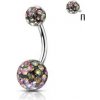 Piercing Šperky4U piercing do pupíku s vnitřním závitem BS0003-VM