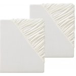 Livarno home žerzej prostěradlo prostěradel 2ks bílé 90-100x200 – Zboží Dáma