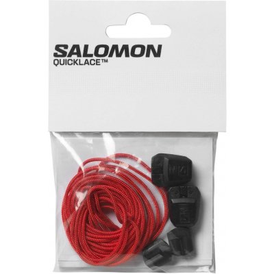 Salomon Quicklace Kit L47379500 racing red/black/black – Zboží Dáma