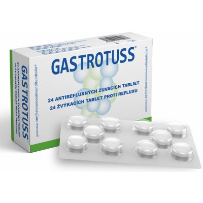 Gastrotuss žvýkací antirefluxní 30 tablety – Hledejceny.cz