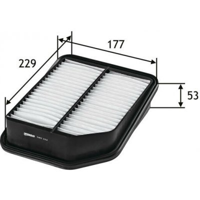 Vzduchový filtr VALEO 585153 – Hledejceny.cz