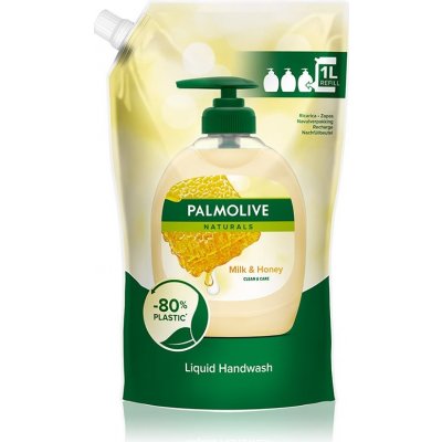 Palmolive Naturals Milk & Honey tekuté mýdlo náhradní náplň 1000 ml – Zbozi.Blesk.cz