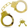 SM, BDSM, fetiš ToyJoy Metal Handcuffs Gold