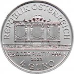 Münze Österreich platinová mince Wiener Philharmoniker 1/25 oz – Zboží Dáma