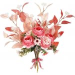 Kytice Sandiyago, dekorace z umělých květin, svatební kytice, umělé květiny, dekorace z rostlinných – Zboží Dáma