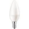 Žárovka Philips LED žárovka E14 CP B38 FR 7W 60W studená bílá 6500K , svíčka