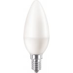 Philips LED žárovka E14 CP B38 FR 7W 60W studená bílá 6500K , svíčka – Zboží Živě