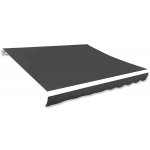 SHUMEE Plachta na markýzu, antracit 300 x 250 cm – Zboží Mobilmania