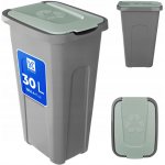 Kadax ODPADKOVÝ KOŠ NÁDOBA NA TŘÍDĚNÝ ODPAD 30 L KYBLÍK POPELNICE S VÍKEM – Zbozi.Blesk.cz