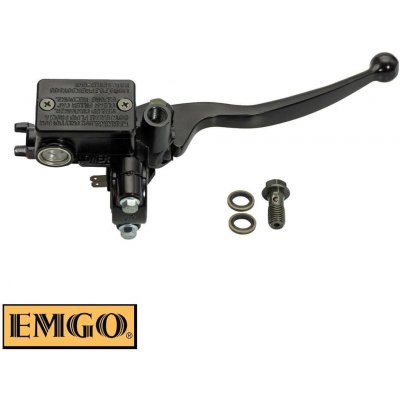 EMGO pumpa přední brzdy kompletní (13mm) s upevněním zrcátka HONDA CBR 125, XR 125 L, NXR 125, XR 250, CTX 200, CBX 250 TWISTER, CB 300 F 15-18, CBR 300 R 15-19, XR 650 L (45510-KGA-941/45510-K33-305) | Zboží Auto