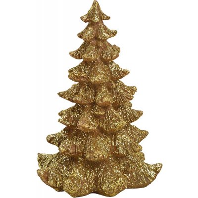 WURM Vánoční stromek zlatý 14x21x14 cm – Hledejceny.cz