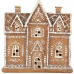 Perníková LED chaloupka Gingerbread Cotti - 21*8*20 cm - Clayre & Eef – Hledejceny.cz