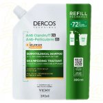 Vichy Dercos šampón proti lupům se seleniem pro suché vlasy náhradní náplň 390 ml – Zboží Mobilmania